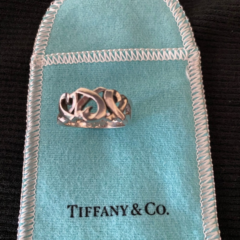 Paloma Picasso Loving Heart Band Ring size 7